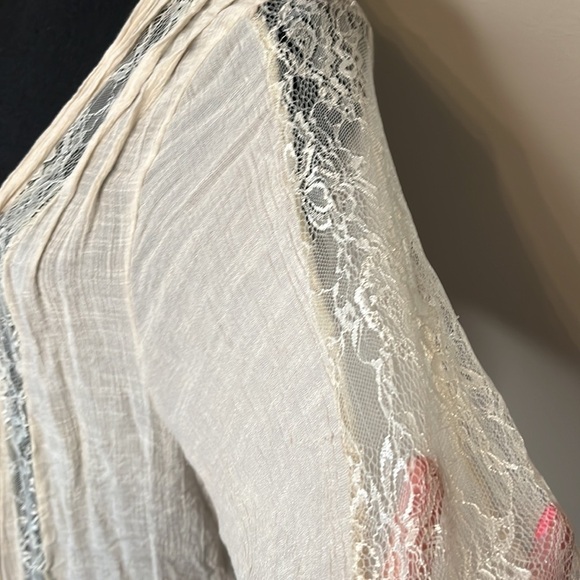 Sheer Lace Bohemian Swim Cover M/L - Picture 3 of 4